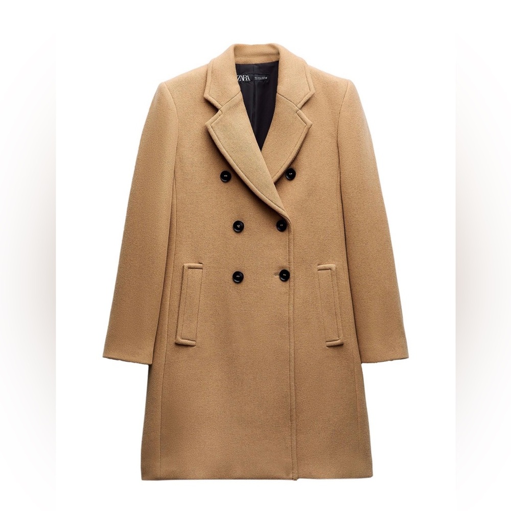 Zara Women's Classic Wool Blend Coat